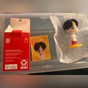 BTS Jin Tiny Tan McDonalds Happy Meal Toy